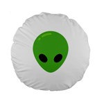 Emoji Aliens Standard 15  Premium Round Cushion 