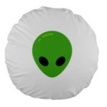 Emoji Aliens Large 18  Premium Round Cushion 