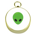 Emoji Aliens Gold Compass