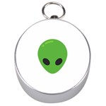 Emoji Aliens Silver Compass