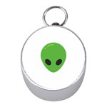 Emoji Aliens Silver Compass (Mini)