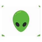 Emoji Aliens Double Sided Flano Blanket (Large)