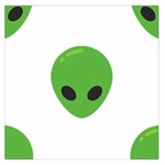 Emoji Aliens Large Satin Scarf (Square)