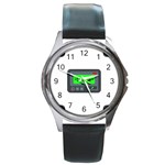 Emoji Pager Round Metal Watch