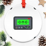 Emoji Pager Ornament (Round)