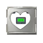 Emoji Pager Mega Link Heart Italian Charm (18mm)