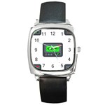 Emoji Pager Square Metal Watch