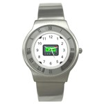 Emoji Pager Stainless Steel Watch