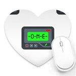 Emoji Pager Heart Mousepad