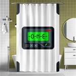 Emoji Pager Shower Curtain 48  x 72  (Small)