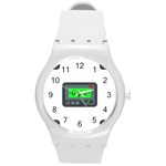 Emoji Pager Round Plastic Sport Watch (M)