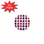 Lucha Libre Masks 1  Mini Magnet (10 pack) 