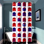 Lucha Libre Masks Shower Curtain 36  x 72  (Stall)