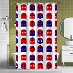 Lucha Libre Masks Shower Curtain 48  x 72  (Small)