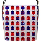 Lucha Libre Masks Flap Closure Messenger Bag (S)