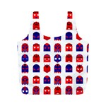 Lucha Libre Masks Full Print Recycle Bag (M)