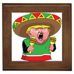 Cinco de Mayo trump Framed Tile