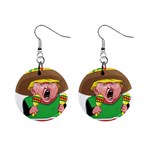 Cinco de Mayo trump 1  Button Earrings