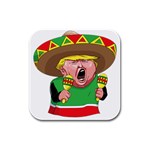 Cinco de Mayo trump Rubber Square Coaster (4 pack)