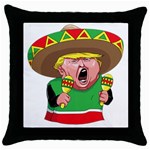 Cinco de Mayo trump Throw Pillow Case (Black)