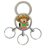 Cinco de Mayo trump 3-Ring Key Chain