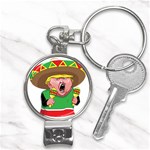 Cinco de Mayo trump Nail Clippers Key Chain