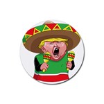 Cinco de Mayo trump Rubber Coaster (Round)