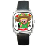 Cinco de Mayo trump Square Metal Watch