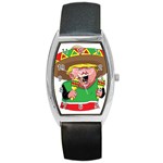 Cinco de Mayo trump Barrel Style Metal Watch