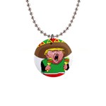 Cinco de Mayo trump 1  Button Necklace