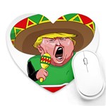 Cinco de Mayo trump Heart Mousepad