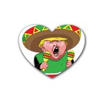 Cinco de Mayo trump Rubber Coaster (Heart)