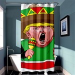 Cinco de Mayo trump Shower Curtain 36  x 72  (Stall)