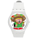 Cinco de Mayo trump Round Plastic Sport Watch (M)