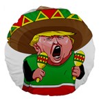 Cinco de Mayo trump Large 18  Premium Round Cushion 