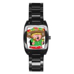 Cinco de Mayo trump Stainless Steel Barrel Watch