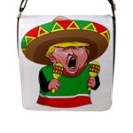 Cinco de Mayo trump Flap Closure Messenger Bag (L)