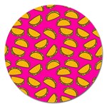 Pink Tacos Magnet 5  (Round)