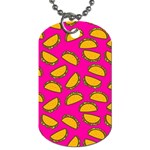 Pink Tacos Dog Tag (One Side)