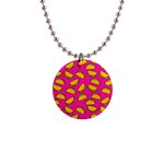 Pink Tacos 1  Button Necklace