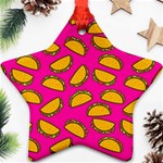 Pink Tacos Star Ornament (Two Sides)