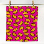 Pink Tacos Face Towel