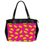 Pink Tacos Oversize Office Handbag (2 Sides)