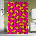 Pink Tacos Shower Curtain 48  x 72  (Small)