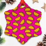 Pink Tacos Ornament (Snowflake)