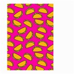 Pink Tacos Small Garden Flag (Two Sides)