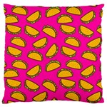 Pink Tacos Large Cushion Case (One Side)