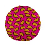 Pink Tacos Standard 15  Premium Flano Round Cushion 