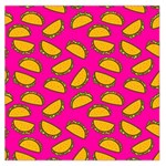 Pink Tacos Large Satin Scarf (Square)