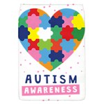 pink autism awareness Removable Flap Cover (S)